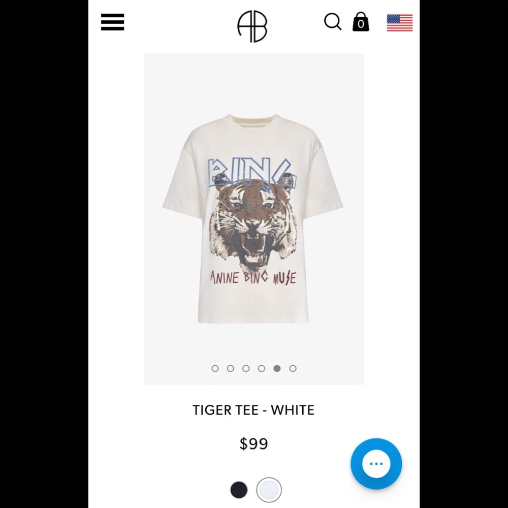 TIGER TEE - WHITE